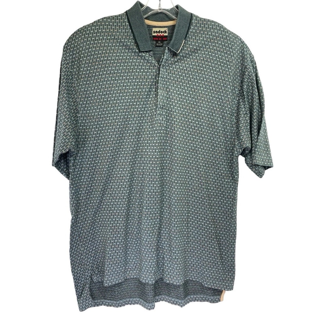Jamie Sadock  Men's Sz‎ 2XL Multicolored Golf Polo Shirt (O23) EUC